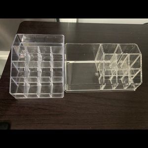 2 Acrylic Makeup Organizer